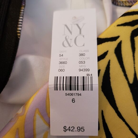 NY&Co Stretch Pencil Skirt Sz 6 NWT - Picture 4 of 7